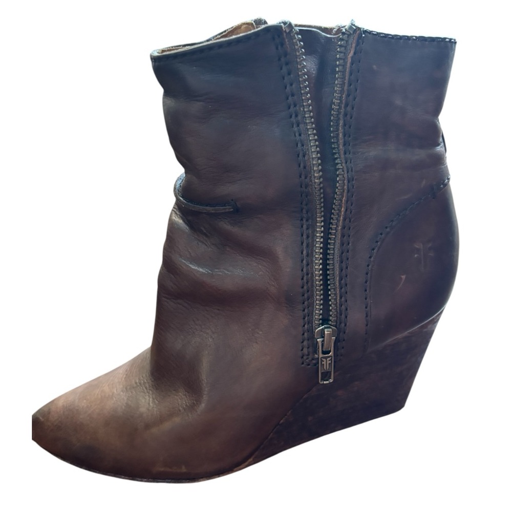 Brown Leather Ankle Boots